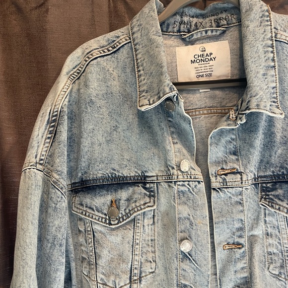 Cheap Monday Oversized Denim Jacket - Picture 2 of 4